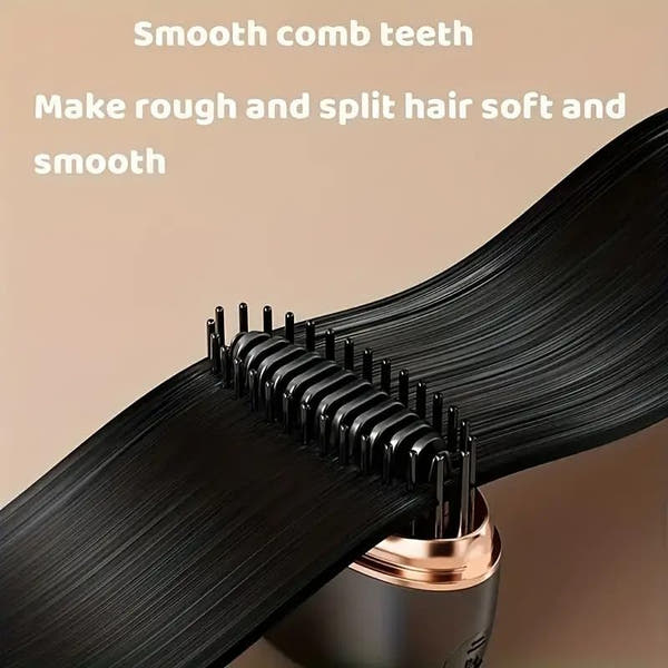 Effortless Travel Hair Straightening Brush